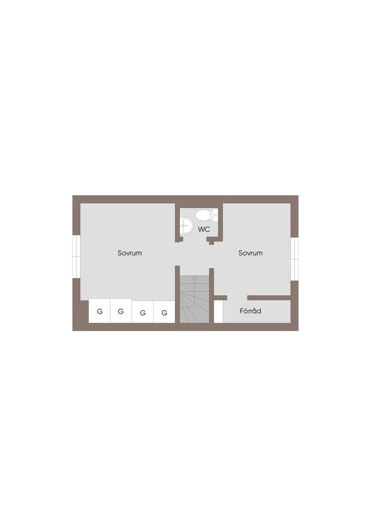 Planlösning Ovanvåning