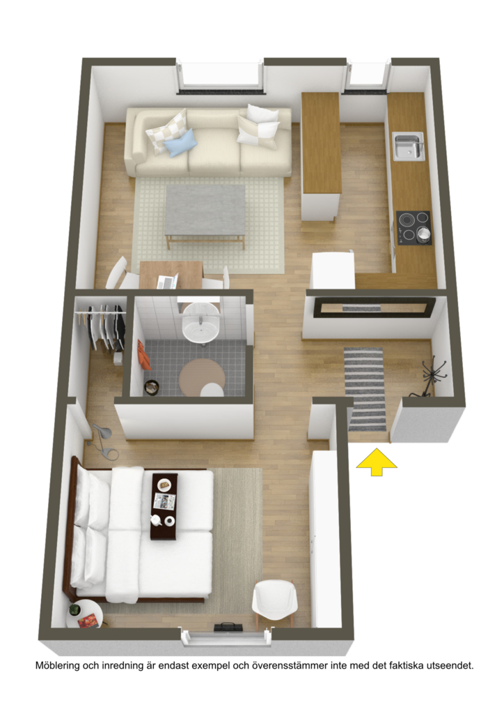 Planlösning 3D