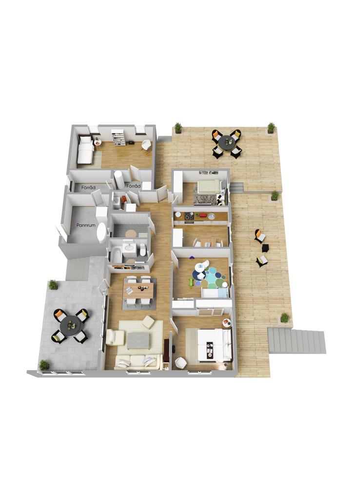 Planlösning 3D