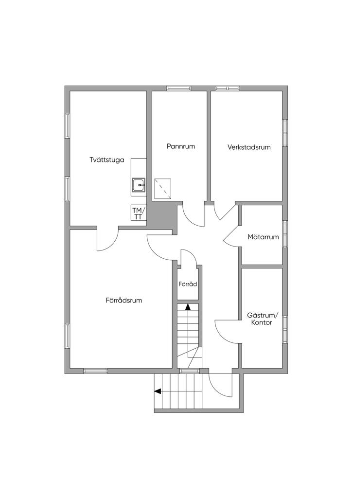 Planritning källare