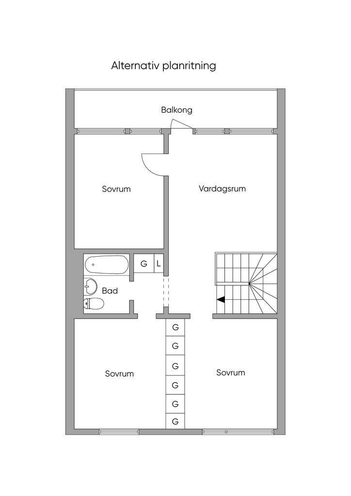 Alternativ Planskiss 2D, Övre Plan