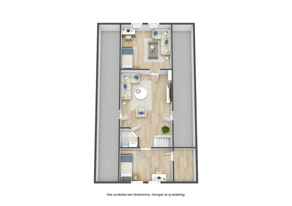 Planlösning övre plan
