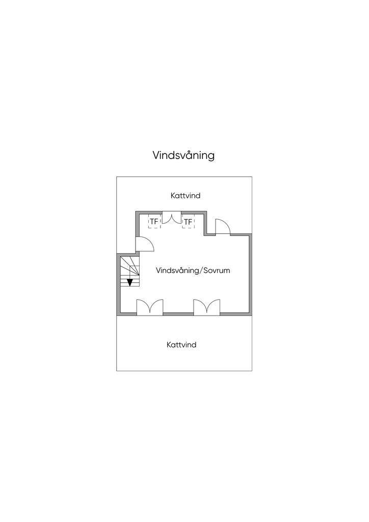 Planskiss, Vindsvåning 2D