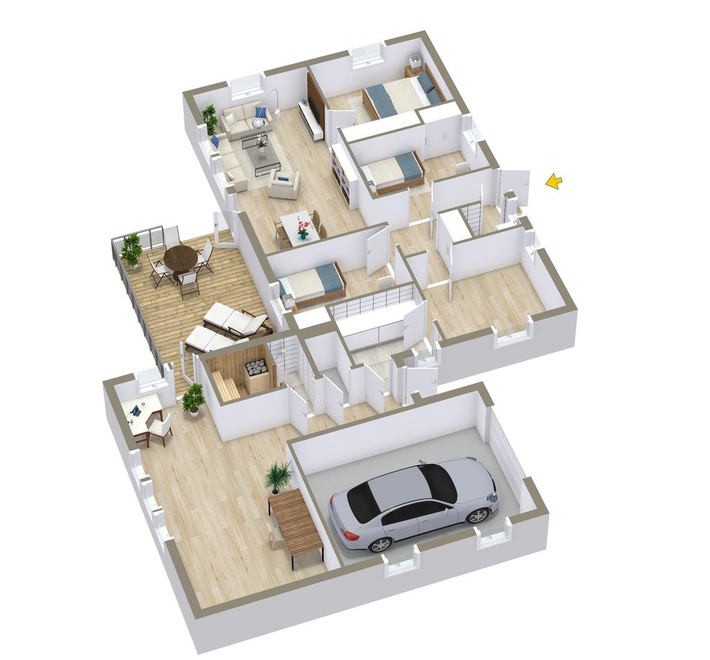 Planritning 3D