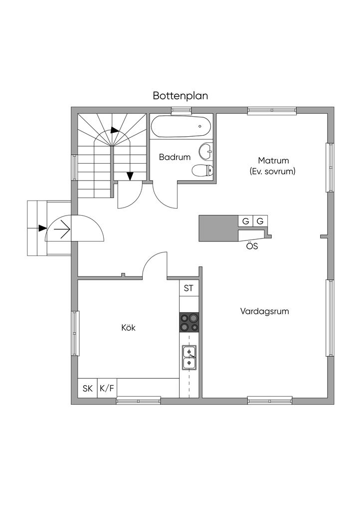 Planlösning Entréplan