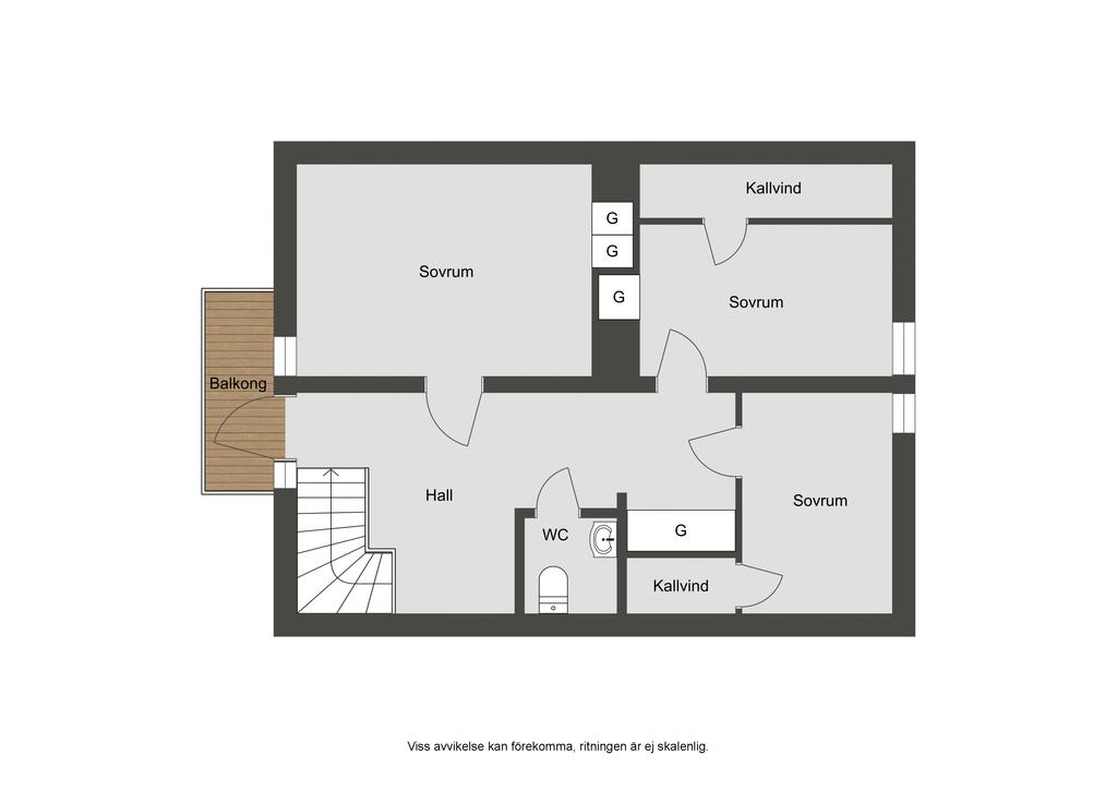 Planlösning övre plan