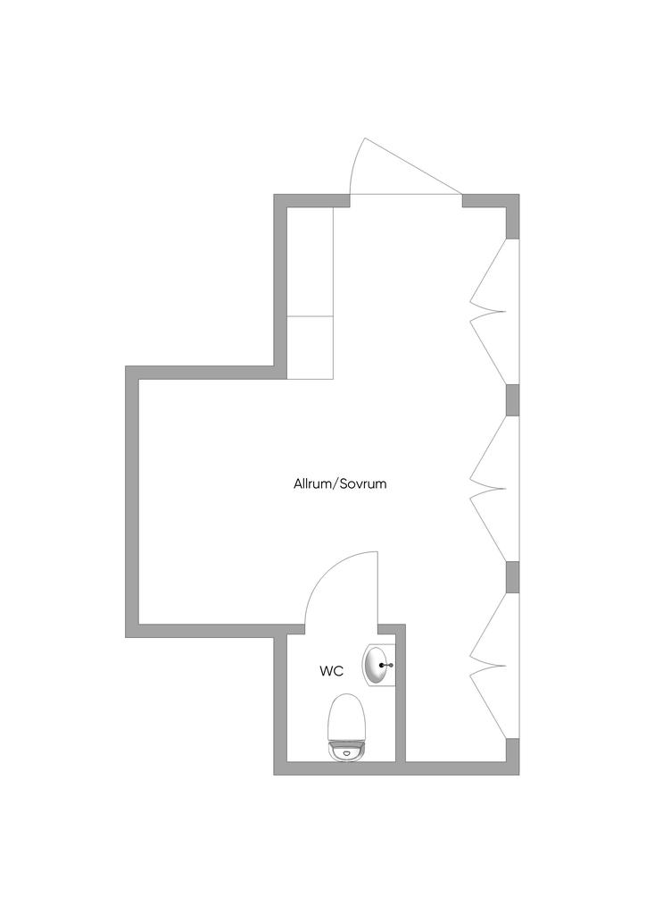 Planlösning Attefallshuset