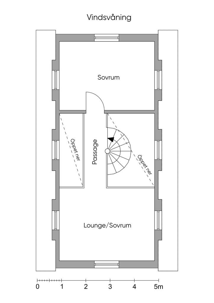 Planlösning Vindsplan