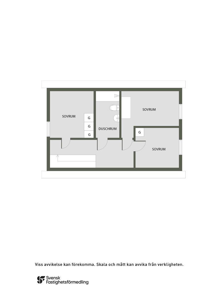 Planlösning övre plan