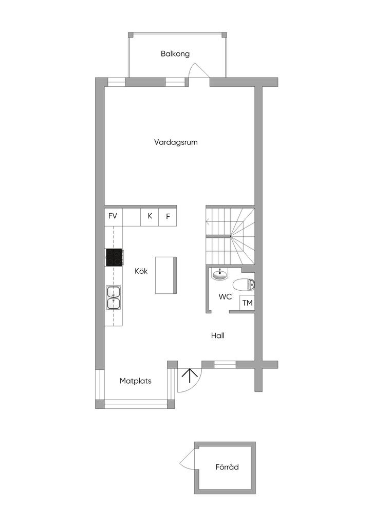 Planlösning - Entréplan