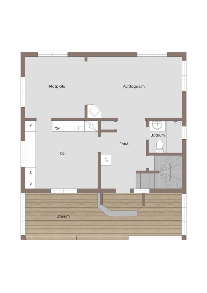 Planlösning Entréplan