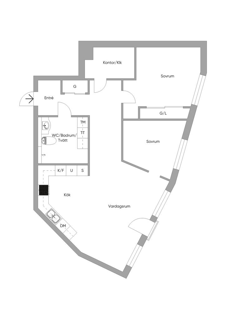 Alternativ Planskiss