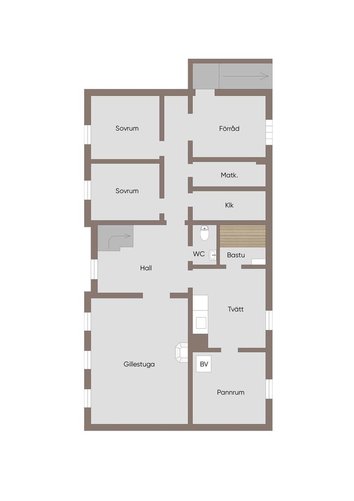 Planritning källarplan