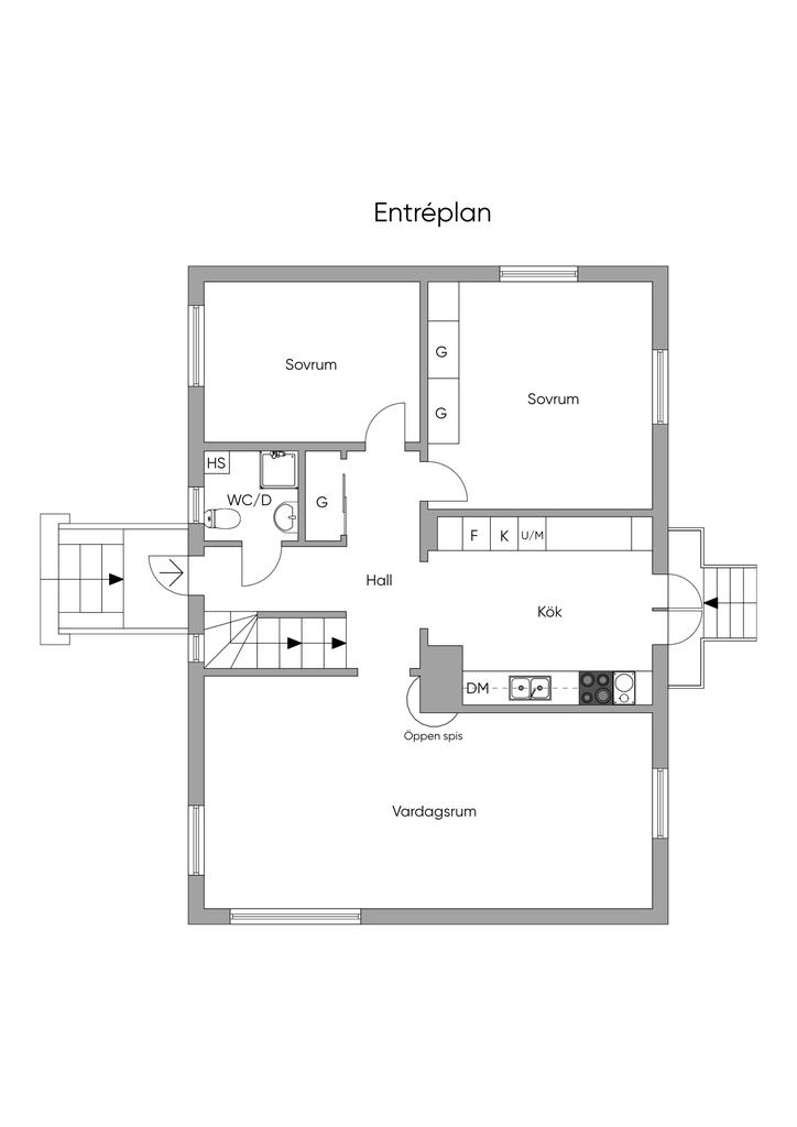 Planlösning Entréplan