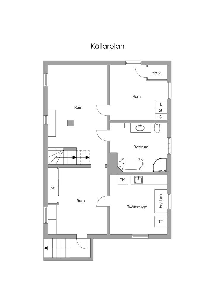Planlösning Källarplan