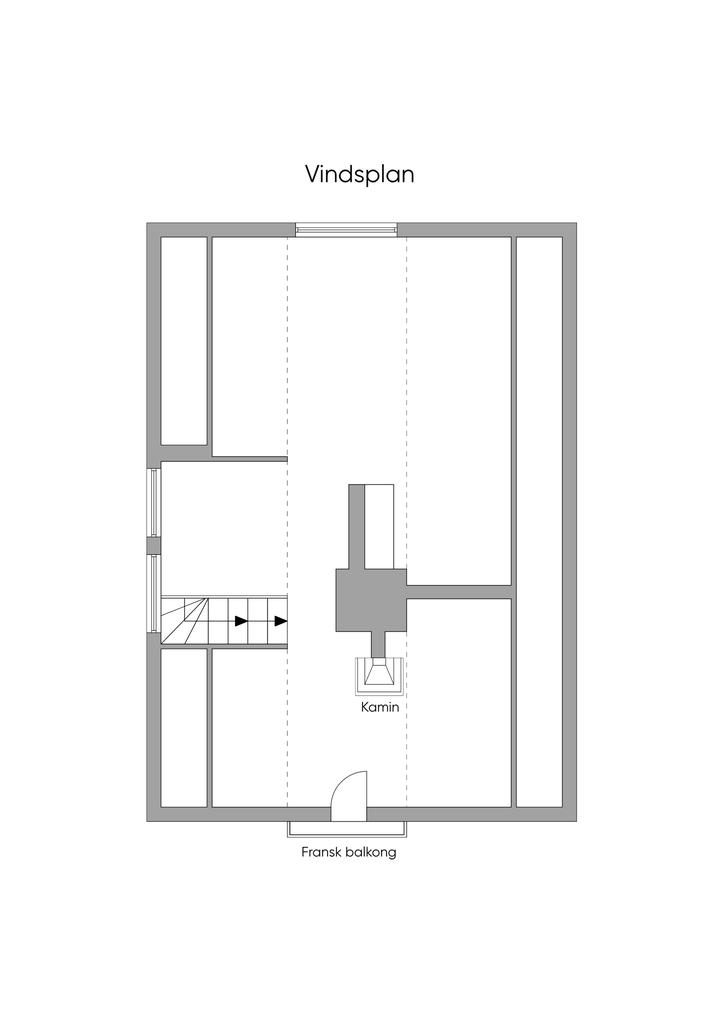 Planlösning Vindsplan