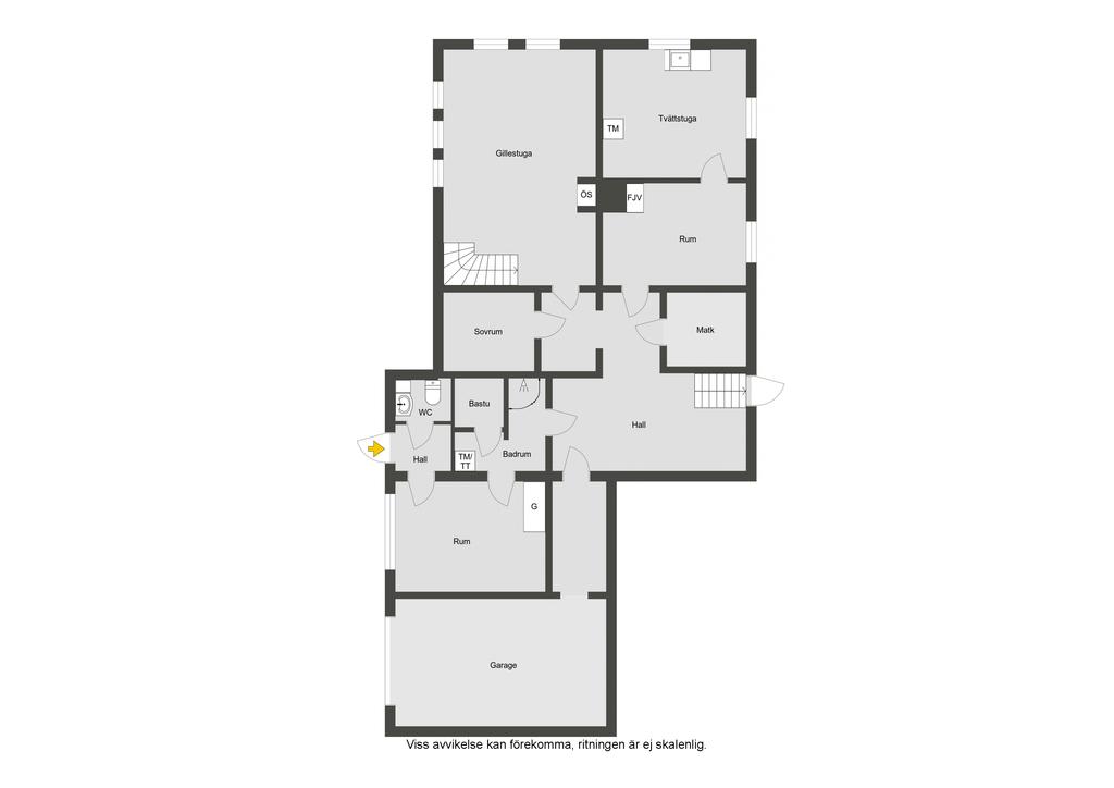Planlösning källarvåning