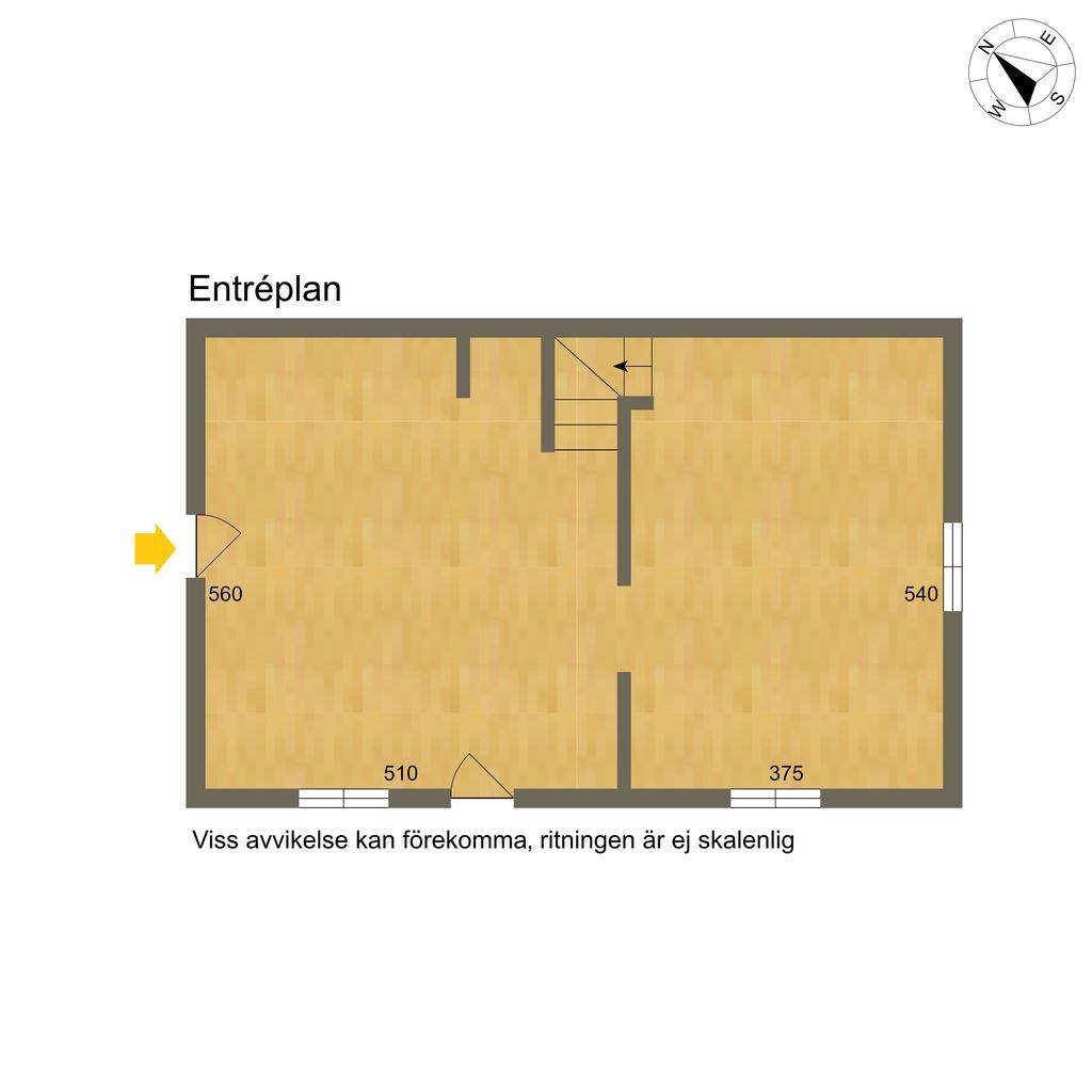 Planlösning entréplan