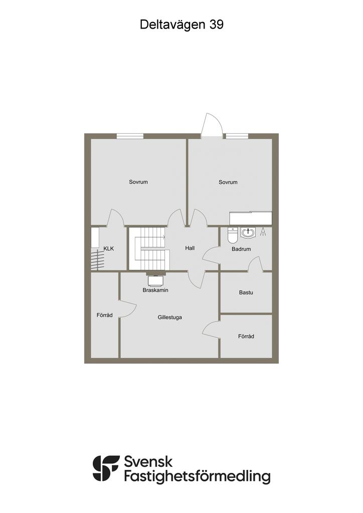 Planlösning nedre plan