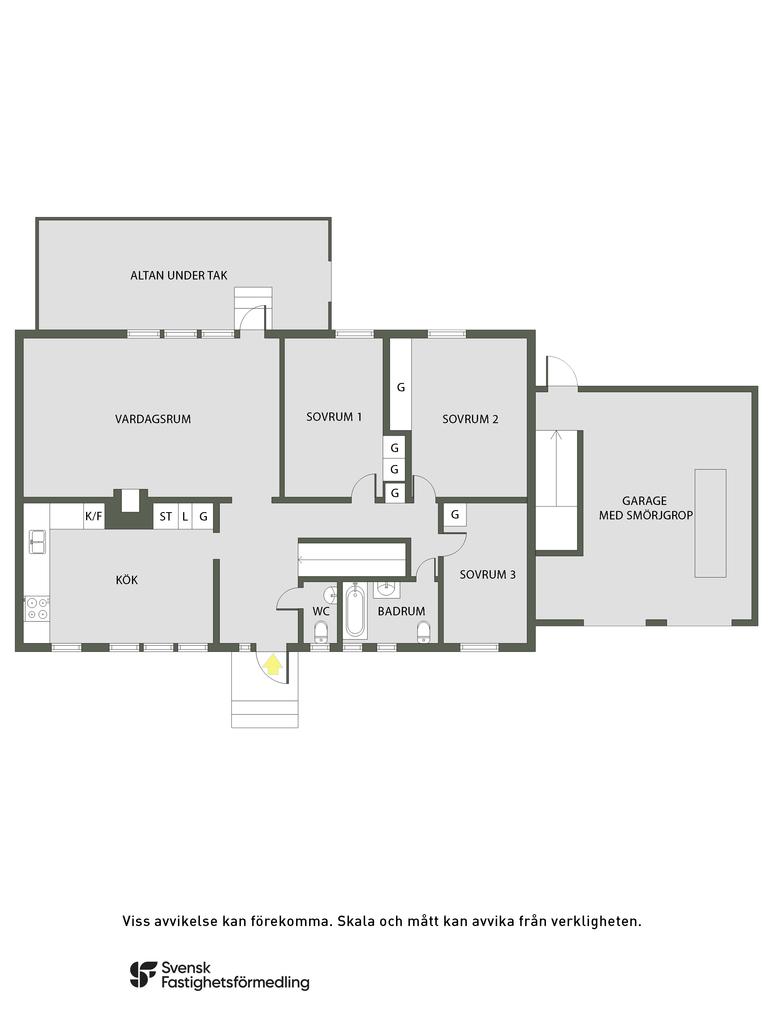 Planlösning entréplan