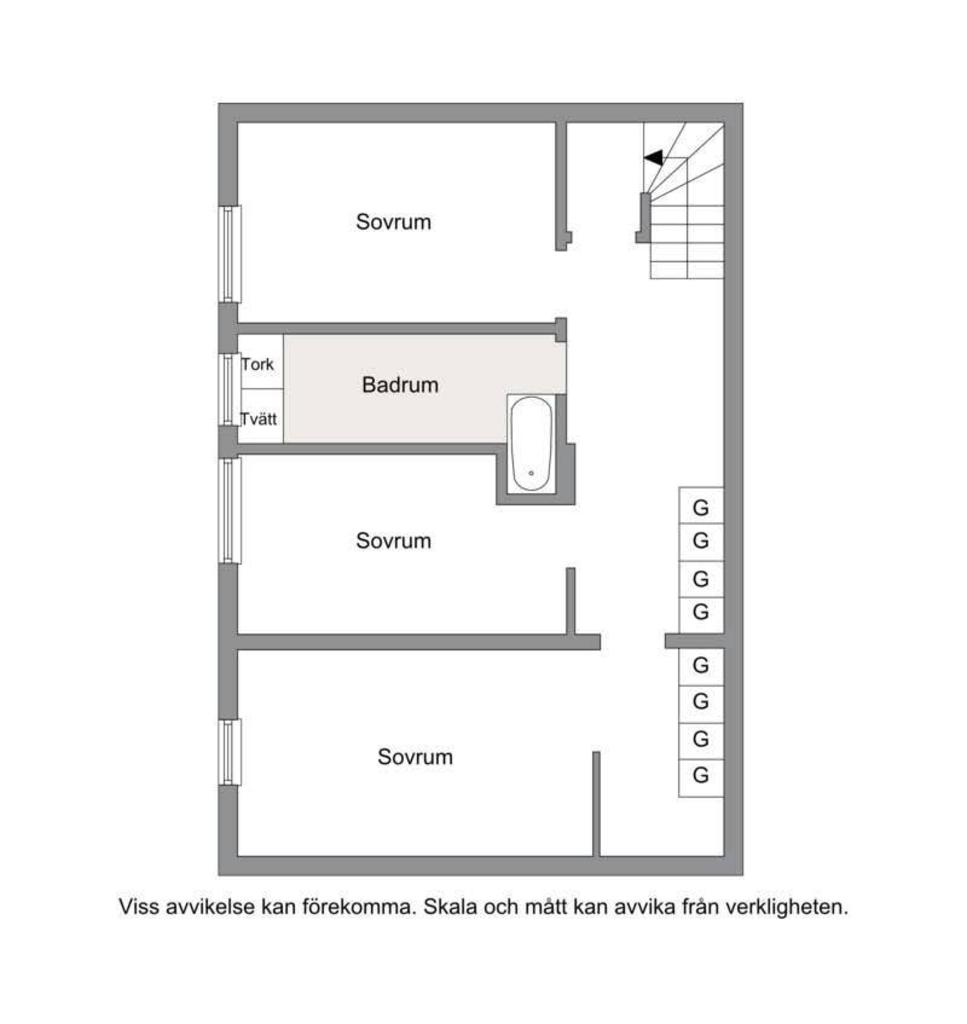Nedre plan, skiss
