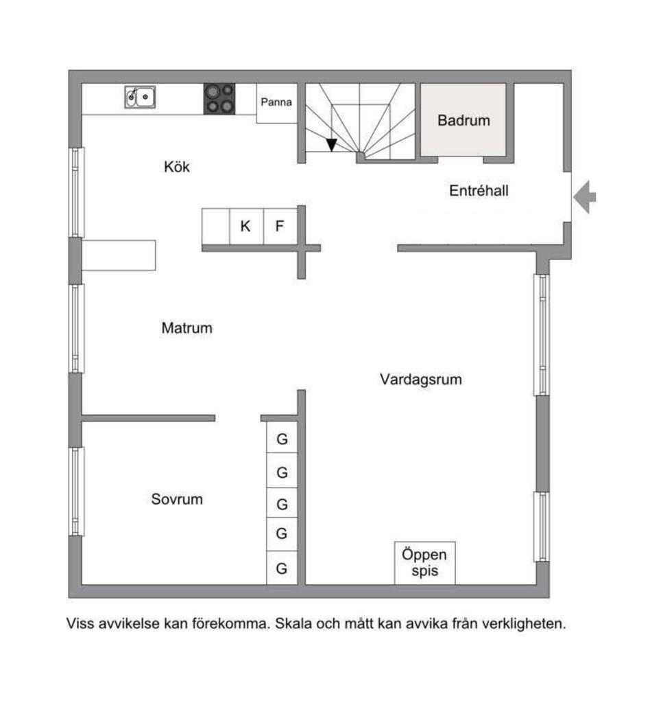 Övre plan, skiss