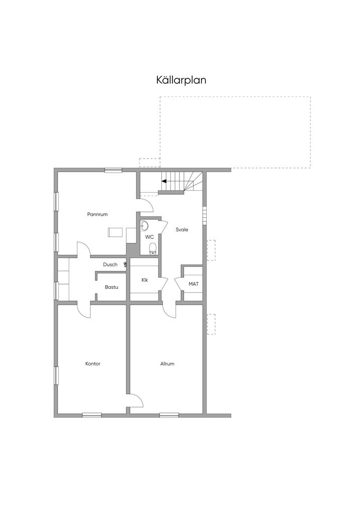 Planlösning källarplan