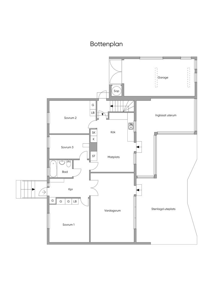 Planlösning entréplan