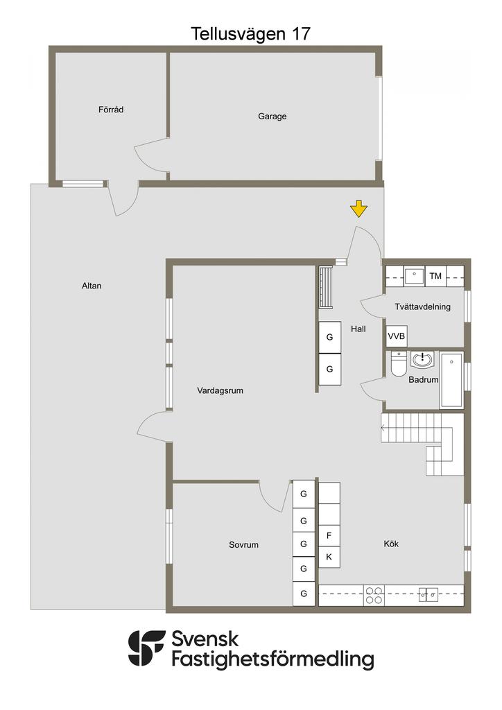 Planlösning entréplan