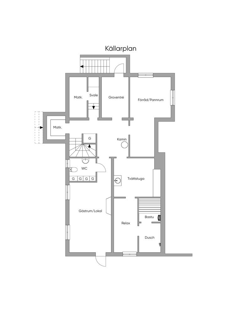 Planlösning Källarplan