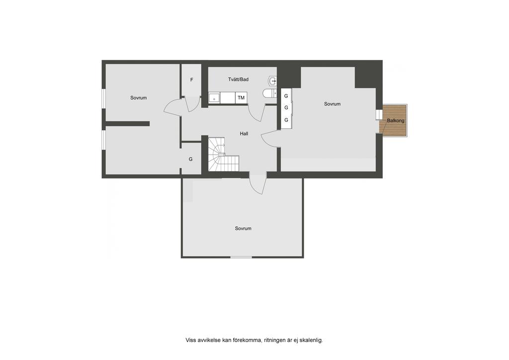 Planlösning övre plan