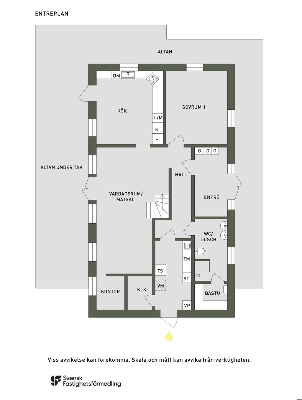 Planlösning entréplan