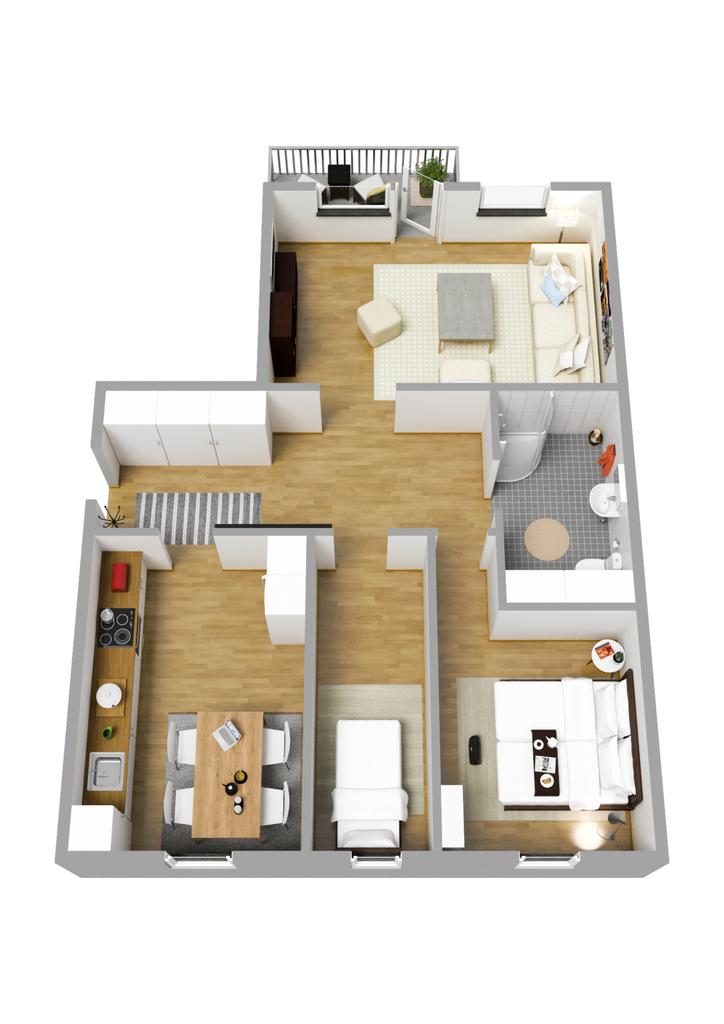 Planlösning 3D
