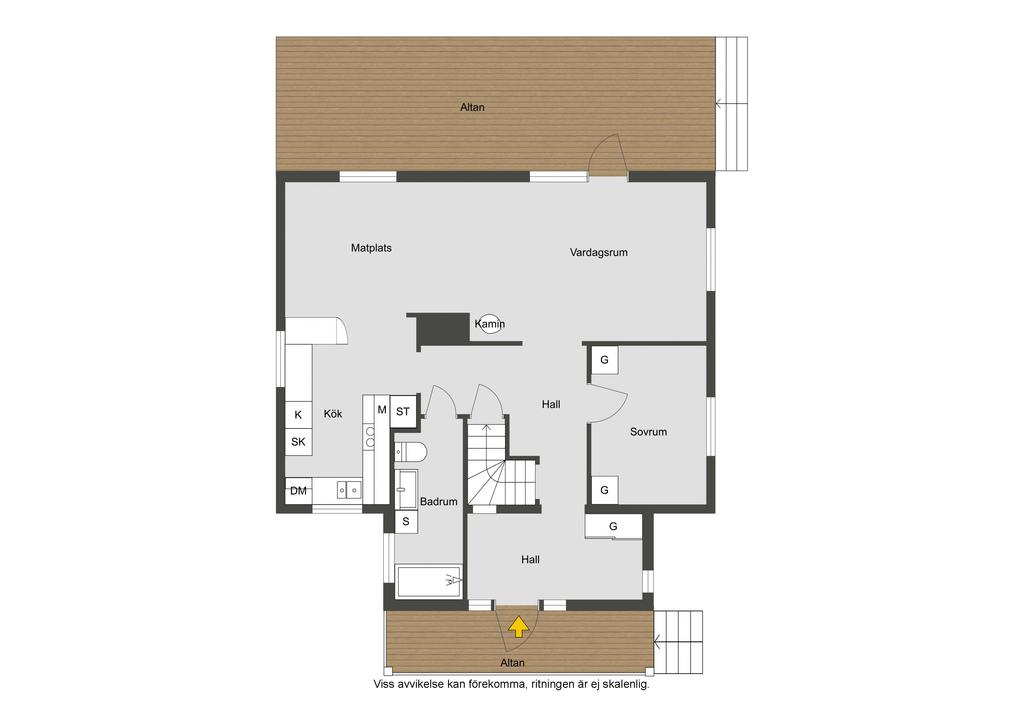 Planlösning entréplan