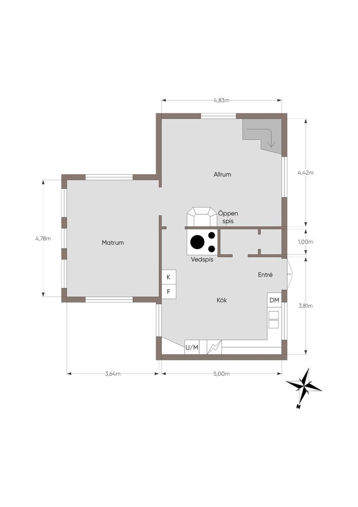 Hus 1 Entréplan