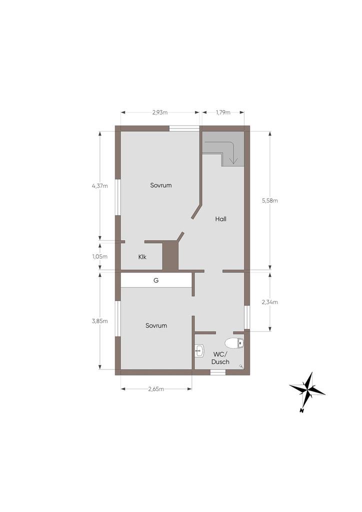 Hus 1 övre plan