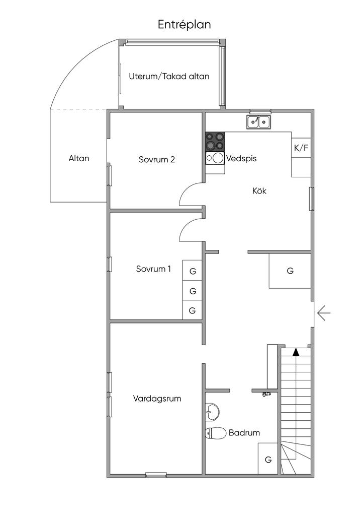 Planlösning entréplan
