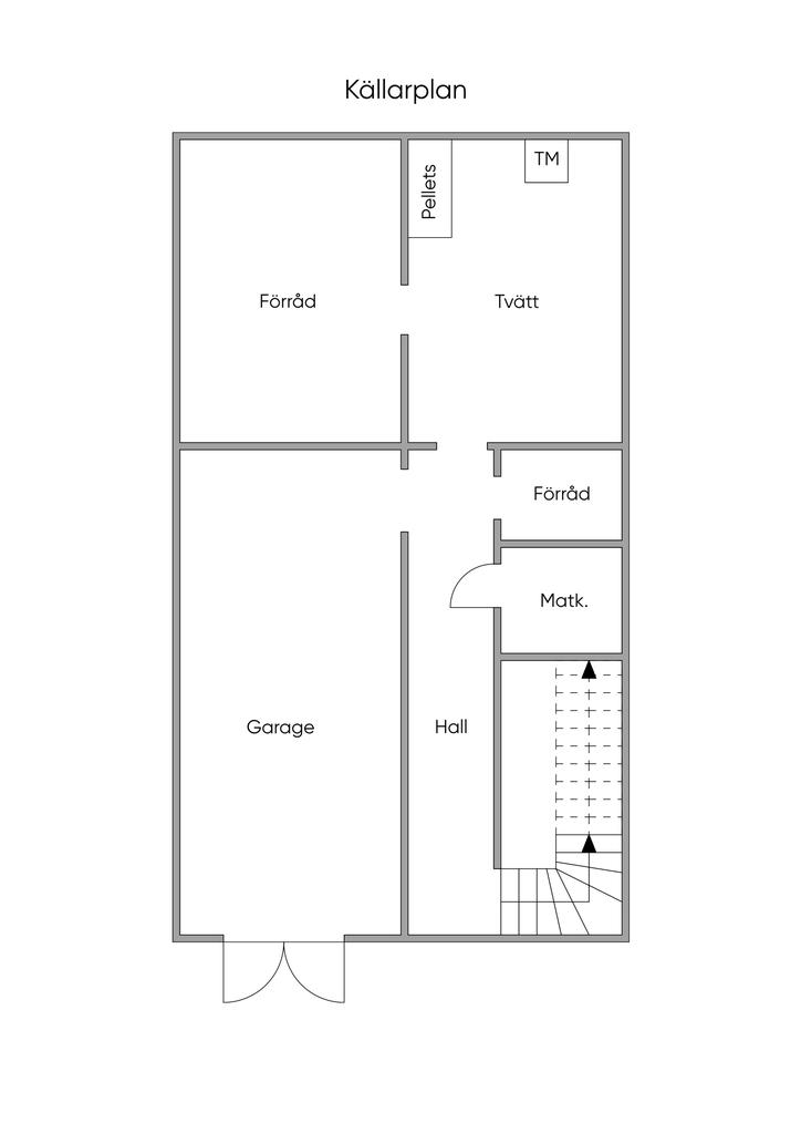 Planlösning källarplan