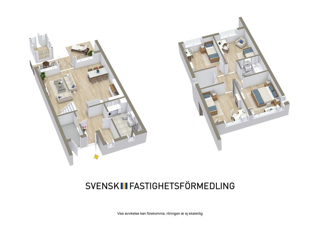 Entréplan & Övre plan