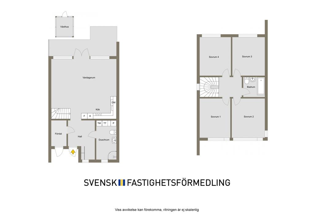 Entréplan & Övre plan