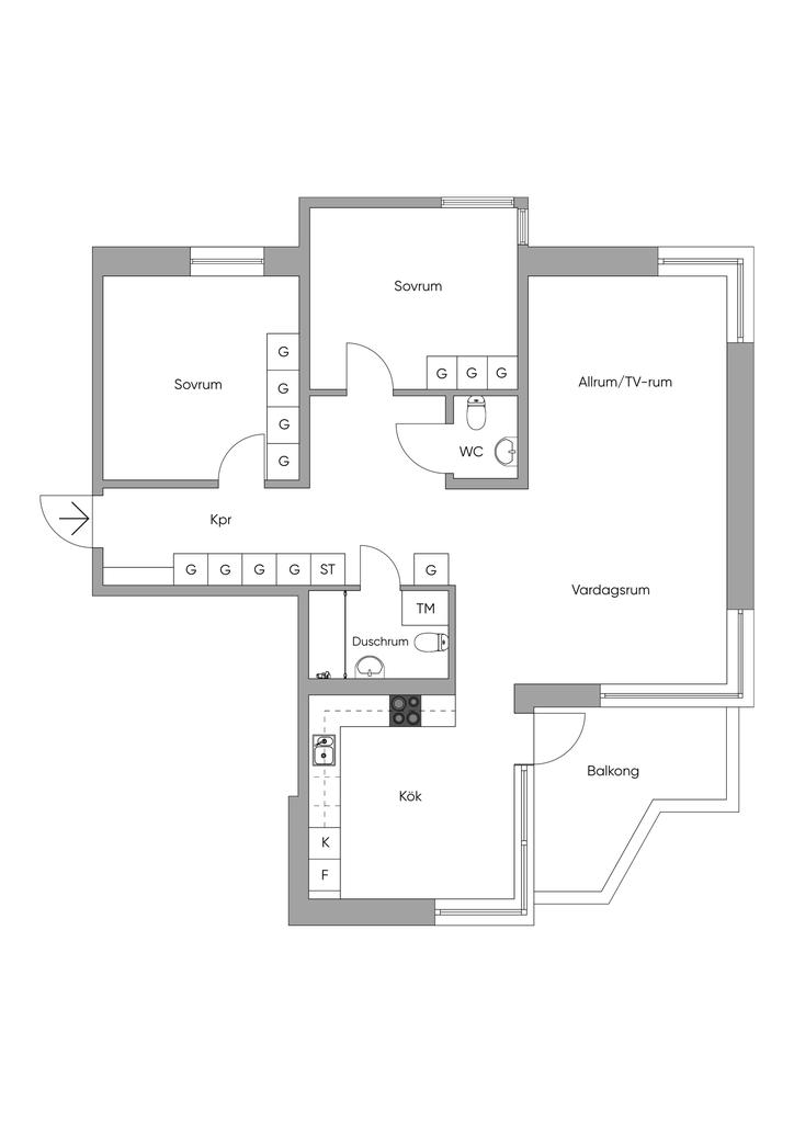 Planlösning 2D