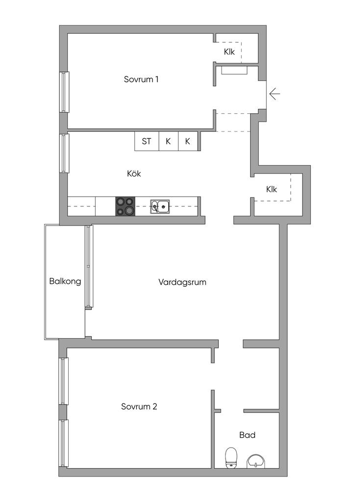 Planlösning 2D