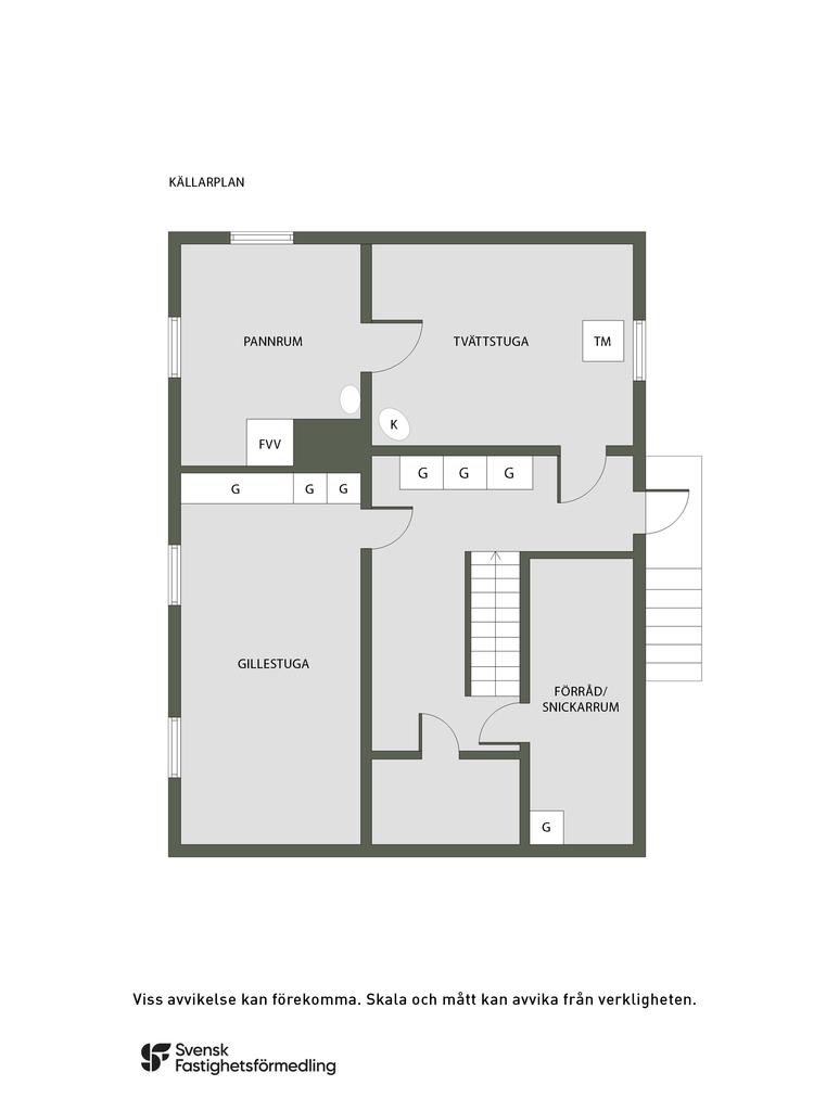Planlösning källare