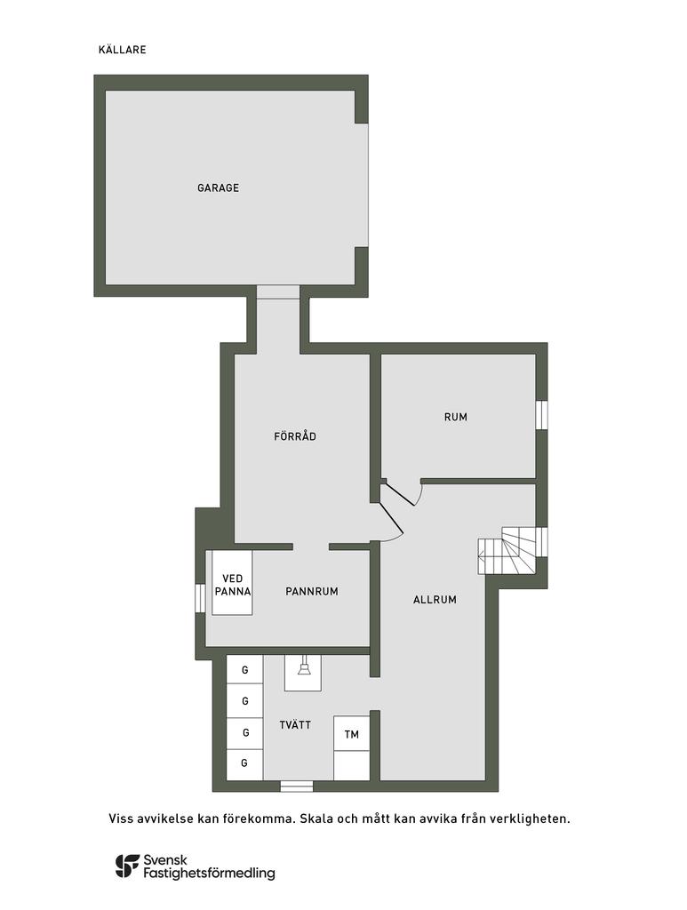 Planlösning - Källarplan