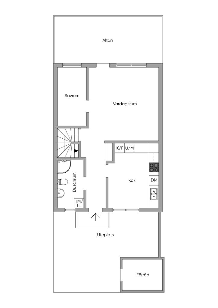Planlösning entréplan