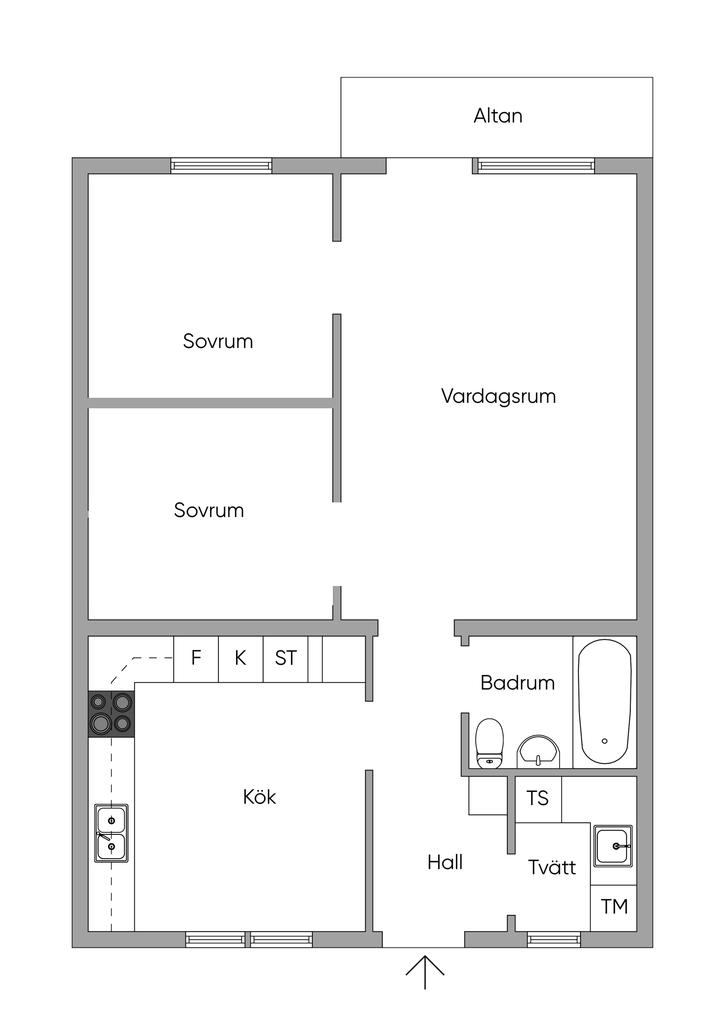 Alternativ planlösning