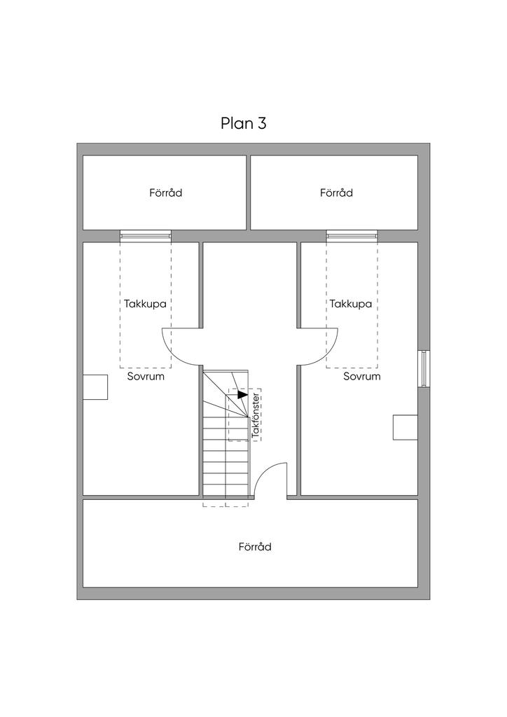 Planlösning övre plan