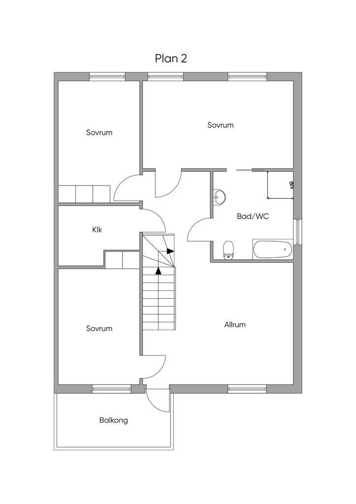 Planlösning mellanplan