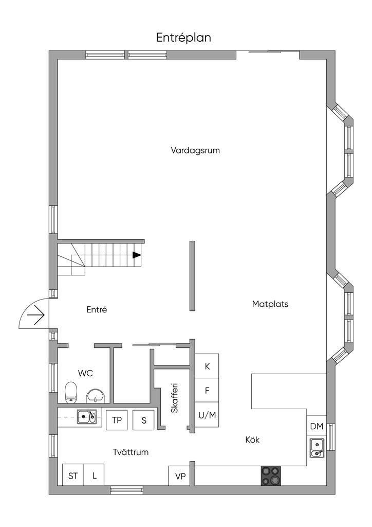 Planlösning Entréplan