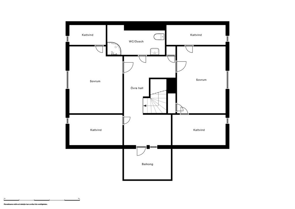 Planlösning övre plan